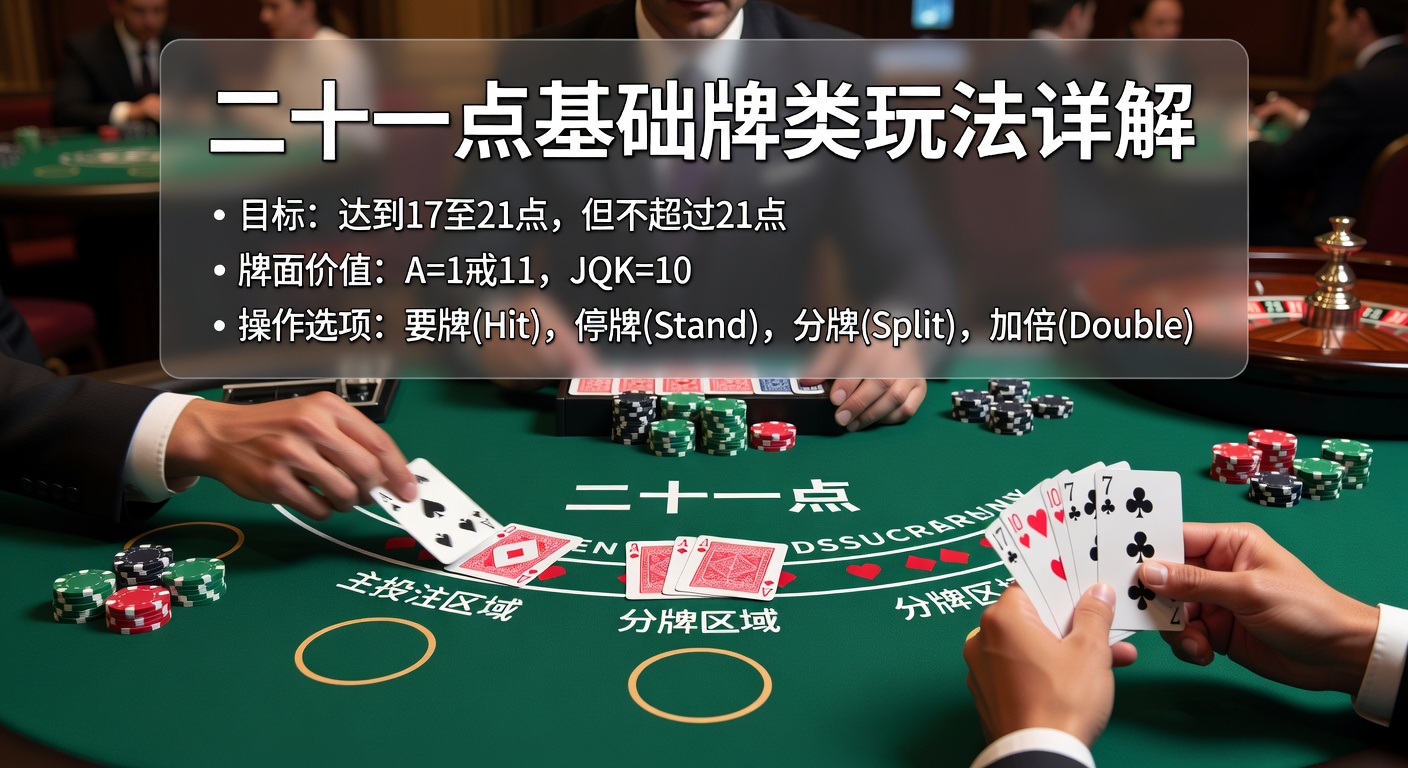 二十一点基础牌类详解指南
