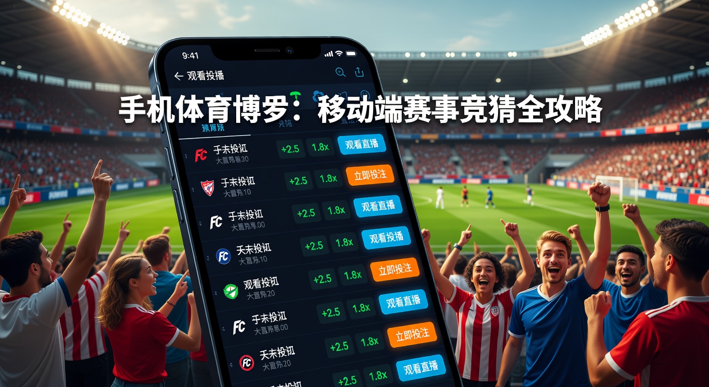 手机体育竞猜全攻略：2026赛事分析技巧