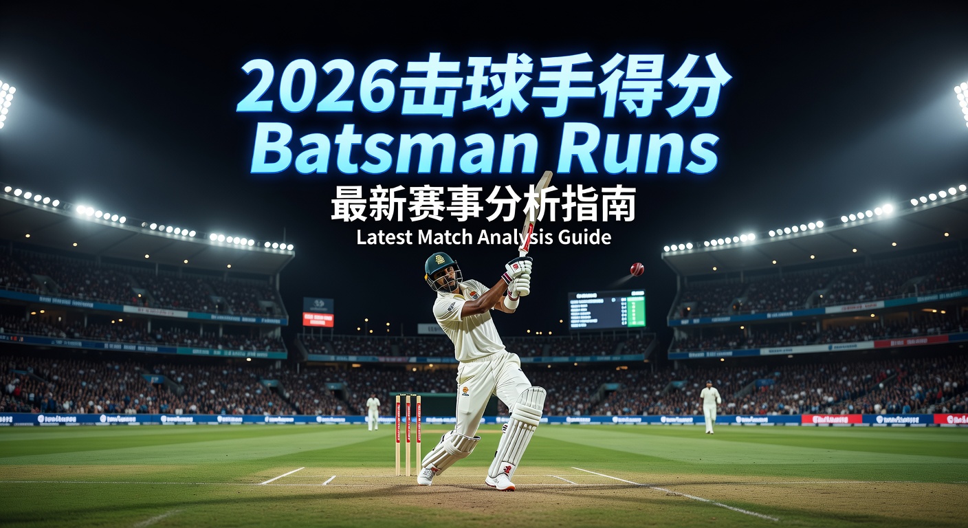 击球手得分 Batsman Runs 2026顶级预测与分析