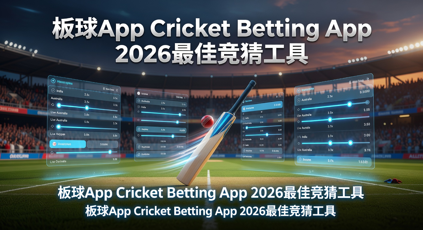 板球App Cricket Betting App：2026赛事分析指南