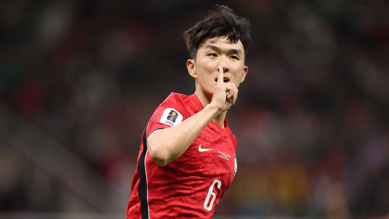 韩国队上演顽强逆转 世杯小组赛2比1击败捷克开门红
